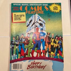 Comics Feature Special Marvel Anniversary Issue May 1986